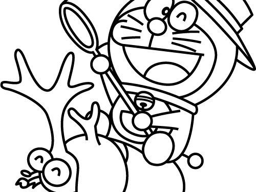 Doraemon Caza Insectos