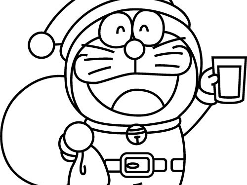 Doraemon Papa Noel