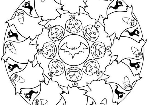 Mandalas de Halloween