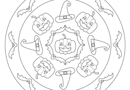 Mandalas de Halloween