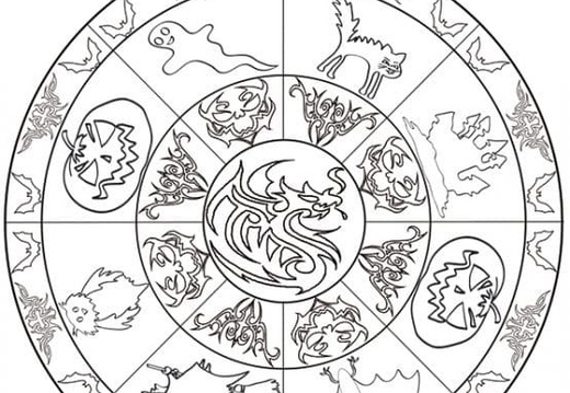 Mandalas de Halloween