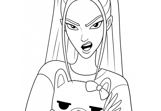 Guerreras KPop Demon Hunters para colorear