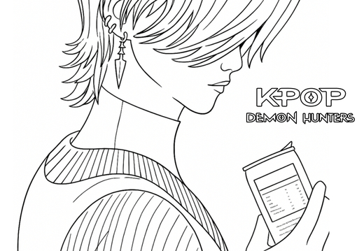 Guerreras KPop Demon Hunters para colorear