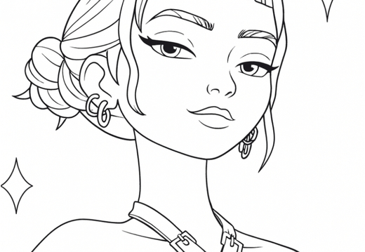 Guerreras KPop Demon Hunters para colorear