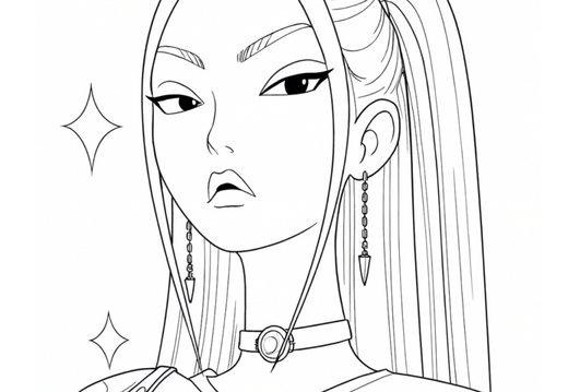 Guerreras KPop Demon Hunters para colorear