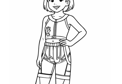 Guerreras KPop Demon Hunters para colorear