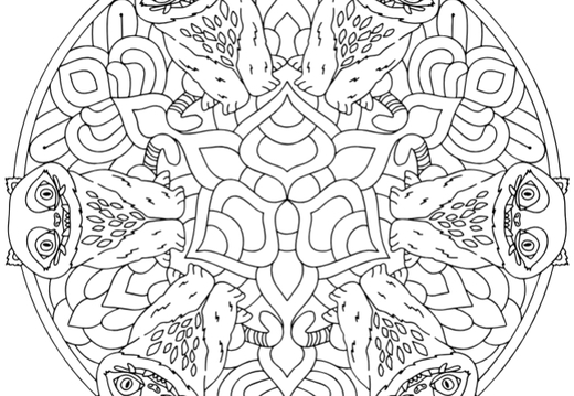 Mandala Derpy KPop Demon Hunters